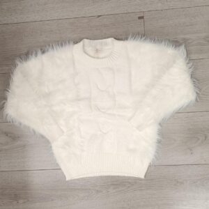 maglioncino bianco bimba