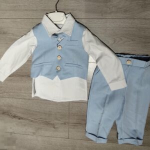 completo gilet camicia pantalone