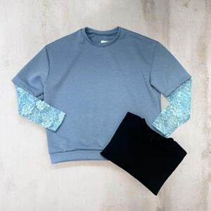 Maglia ''AURA''- con dettaglio in pizzo