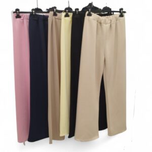 "FLUIDO"pantalone palazzo morbido