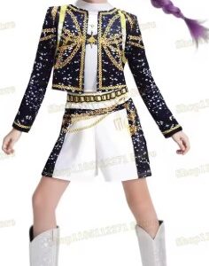 costume kpop hunters huntrix golden short