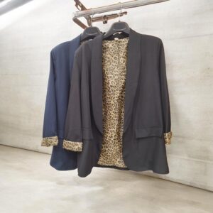 giacca boss maculato over