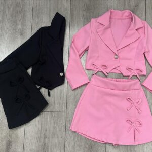 PANTALONCINO DA BIMBA CON FIOCCHI