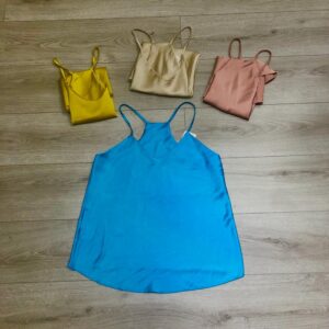 CANOTTE SOTTO GIACCA IN RASO DONNA