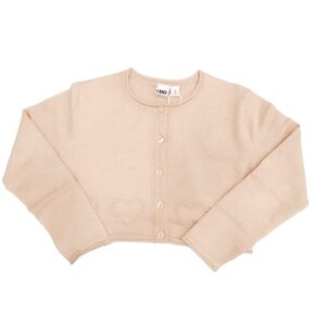 cardigan il filo di cotone laminato  bimba ido