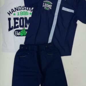 CAMICIA M/CORTA+CANOTTA+BERMUDA BIMBO