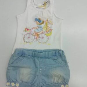 CANOTTA + SHORTS NEONATA