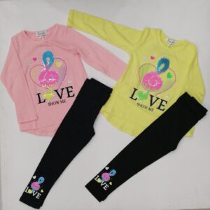 COMPLETO 2 PZ BIMBA COTONE