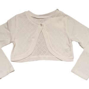 Cardigan in filo di cotone Bambina
