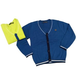 cardigan in filo di cotone bambino